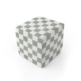 Checker Matcha Play Cube - Natural CuteNest