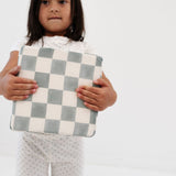 Checker Matcha Play Cube - Natural CuteNest