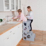 Convertible Kitchen Tower - Natural CuteNest