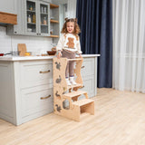 Convertible Kitchen Tower - Natural CuteNest