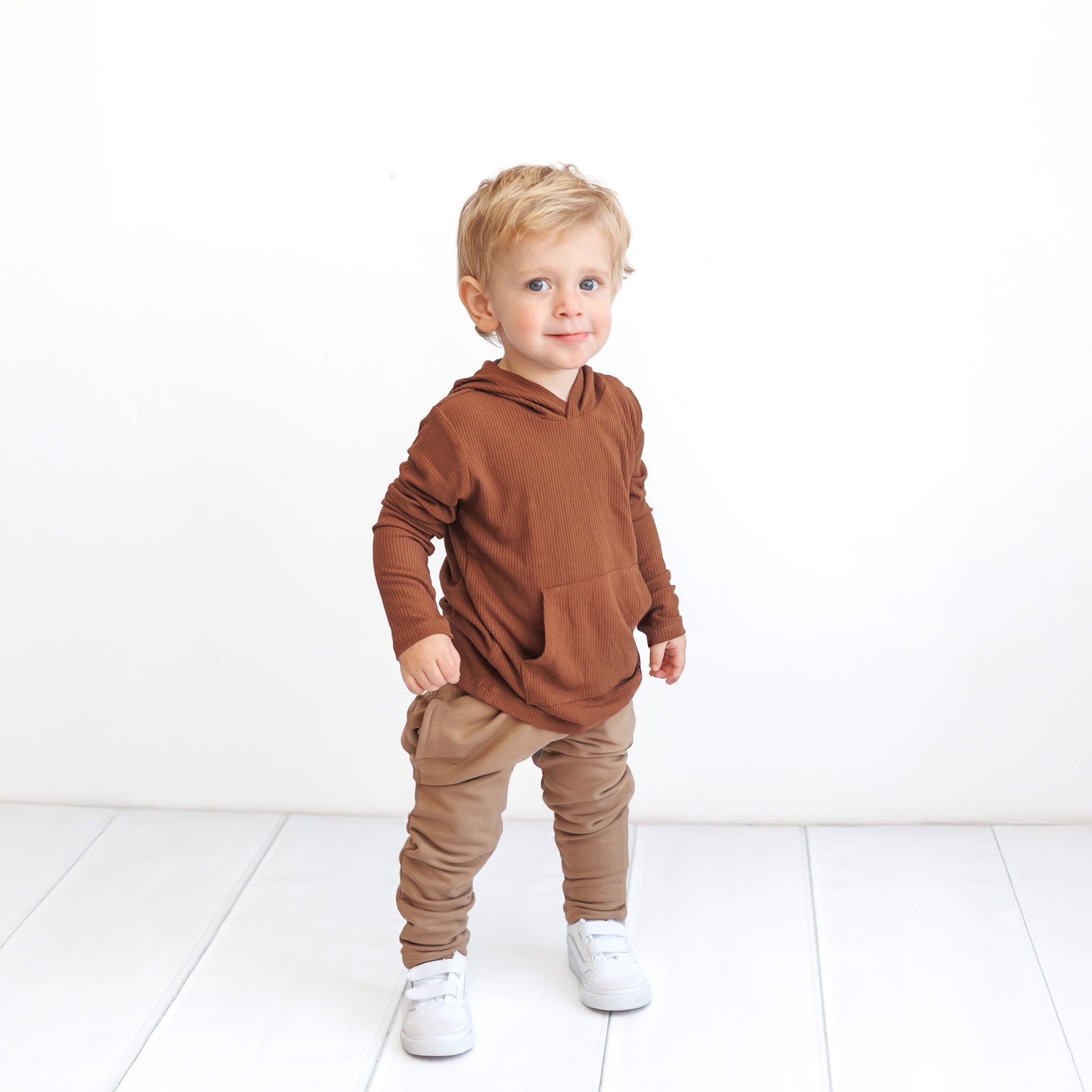 Harem Pants in Mocha - Natural CuteNest