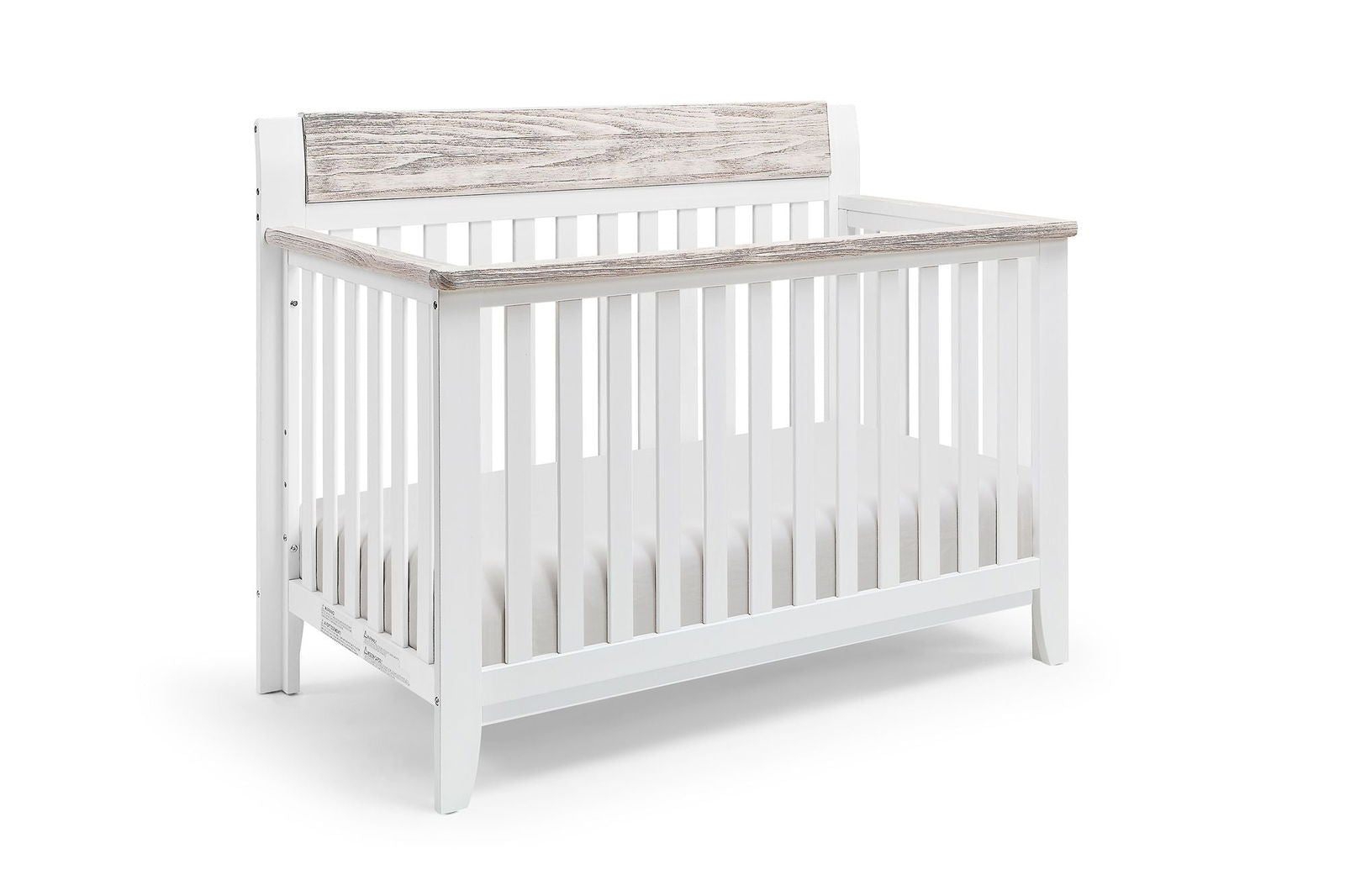 Hayes 4-in-1 Convertible Crib White/Natural - Natural CuteNest