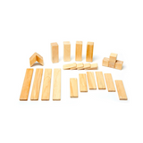 Magnetic Wooden Blocks 24-Piece Set - Natural CuteNest