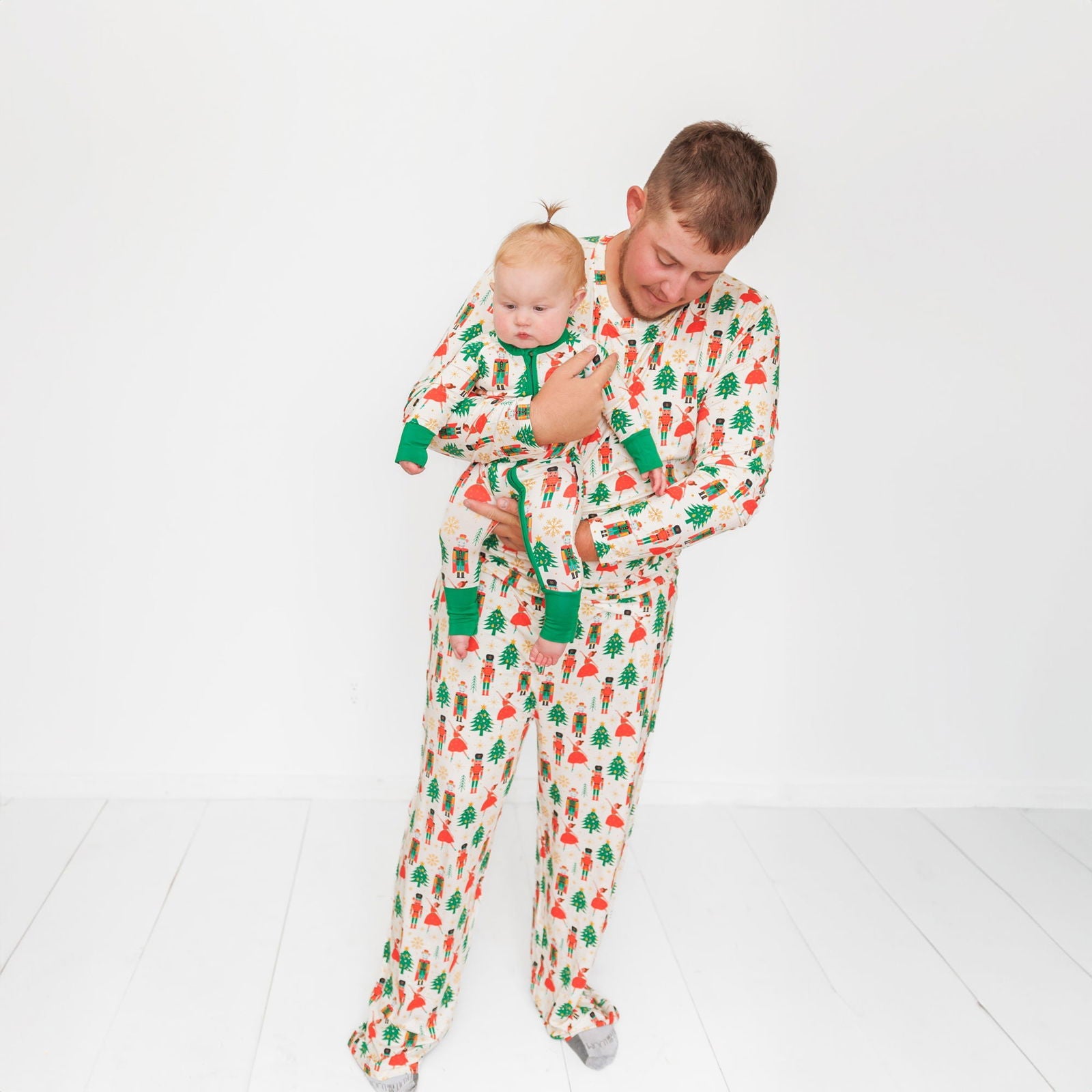 Men's Pajama Set in Nutcracker - Natural CuteNest