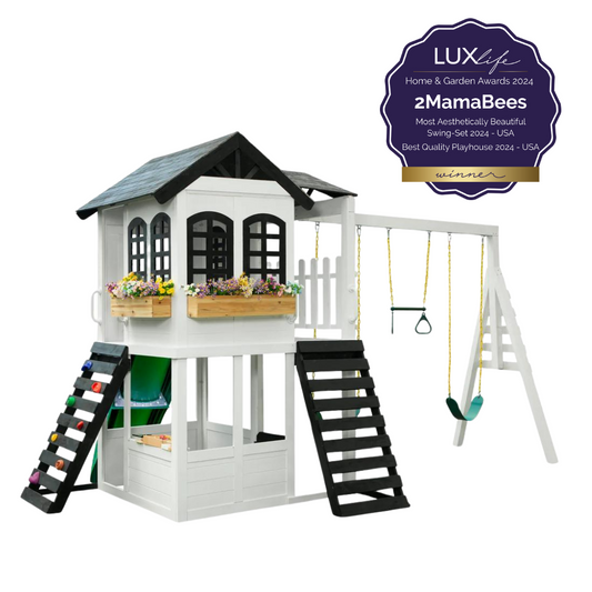 Reign Two Story Playhouse - Natural CuteNest