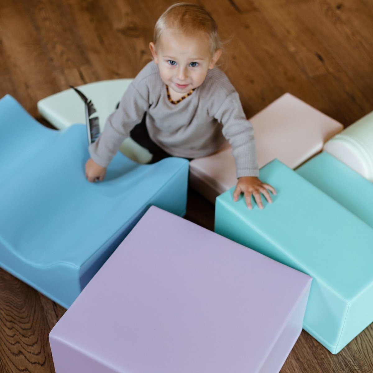 Soft Play Set - Explorer-Climber-IGLU Soft Play-light pastel-Natural CuteNest