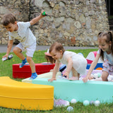 Soft Play Square Ball Pit - Ball Play Heaven-Ball Pit-IGLU Soft Play-white-Natural CuteNest