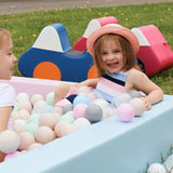 Soft Play Square Ball Pit - Ball Play Heaven-Ball Pit-IGLU Soft Play-white-Natural CuteNest