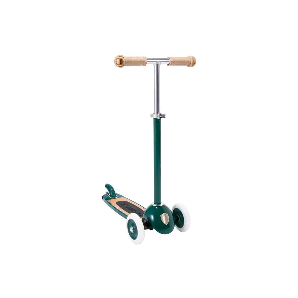 Three Wheel Scooter - Green - Natural CuteNest