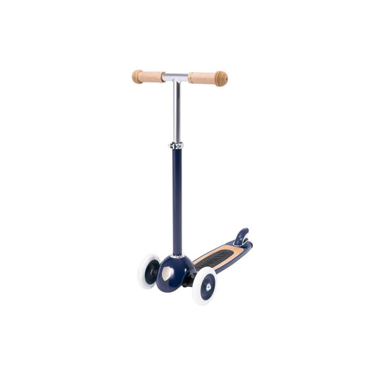 Three Wheel Scooter - Navy - Natural CuteNest