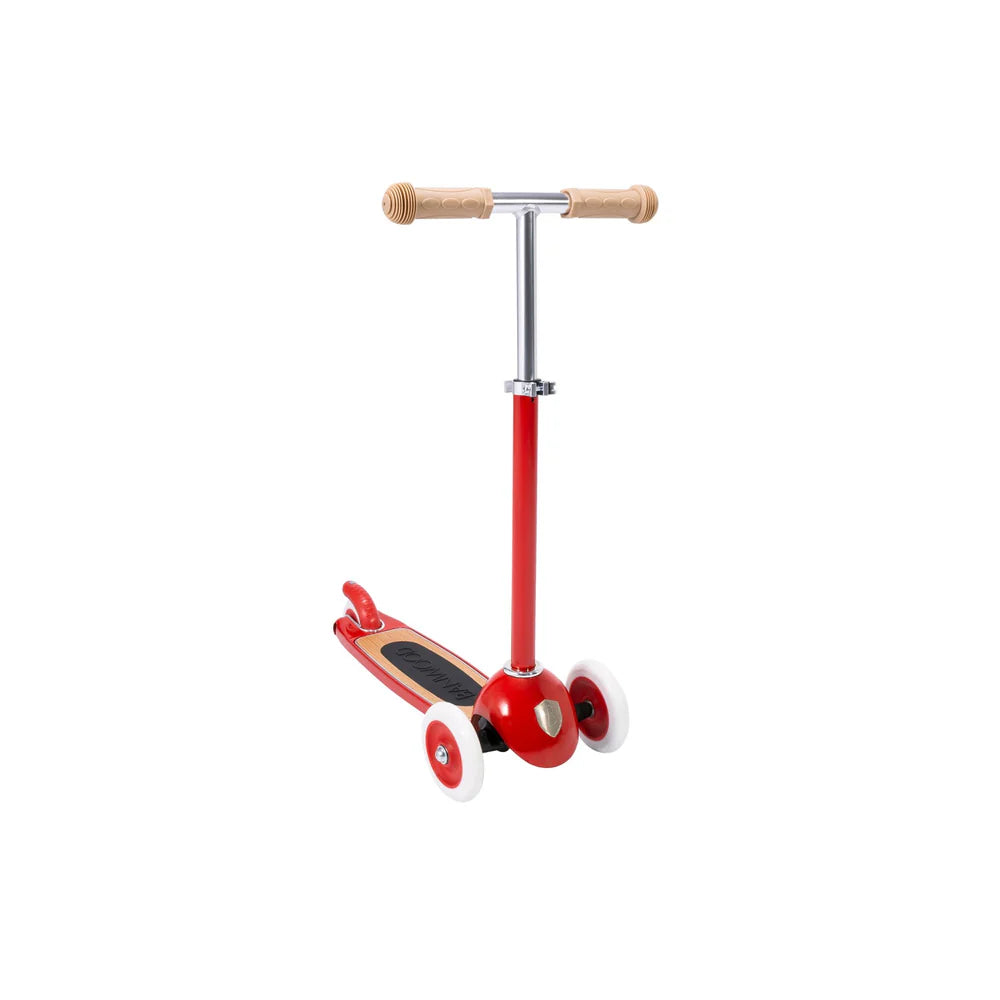 Three Wheel Scooter - Red - Natural CuteNest