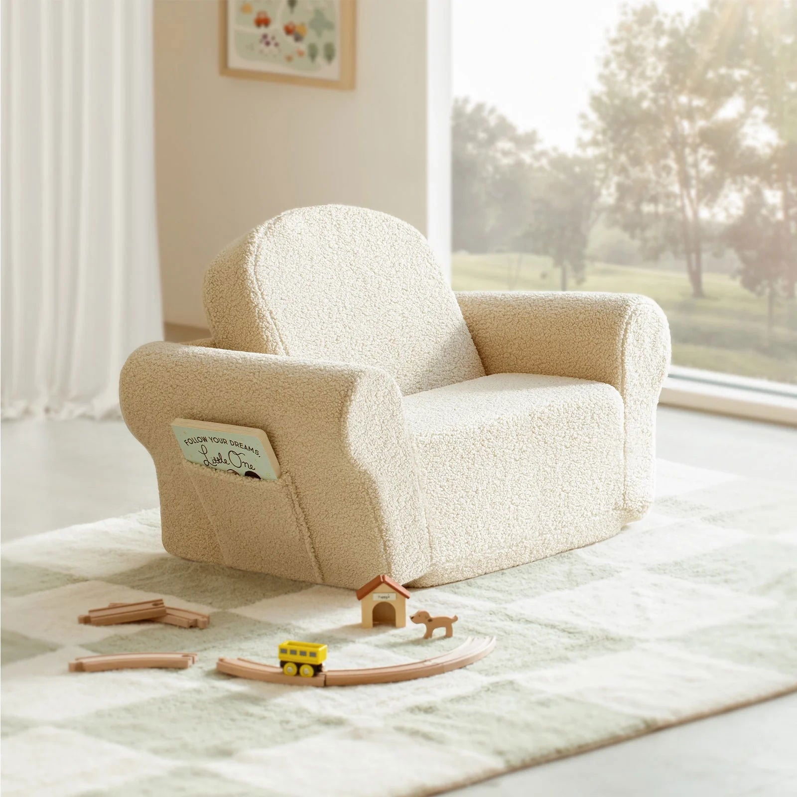 Tiny Land® Afternoon Couch in Cream - Natural CuteNest