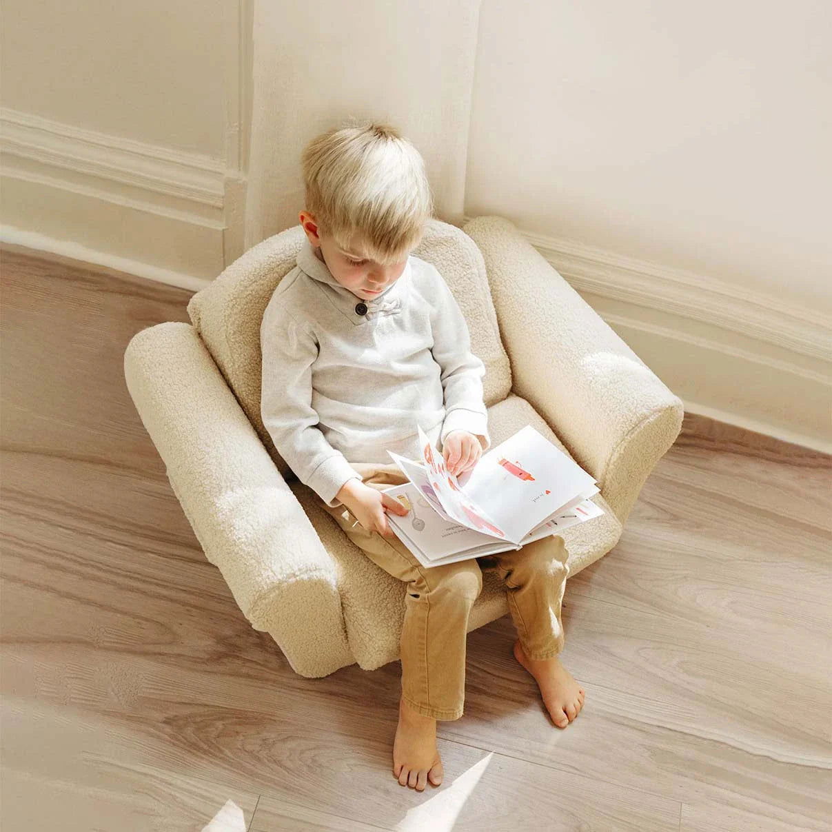 Tiny Land® Afternoon Couch in Cream - Natural CuteNest