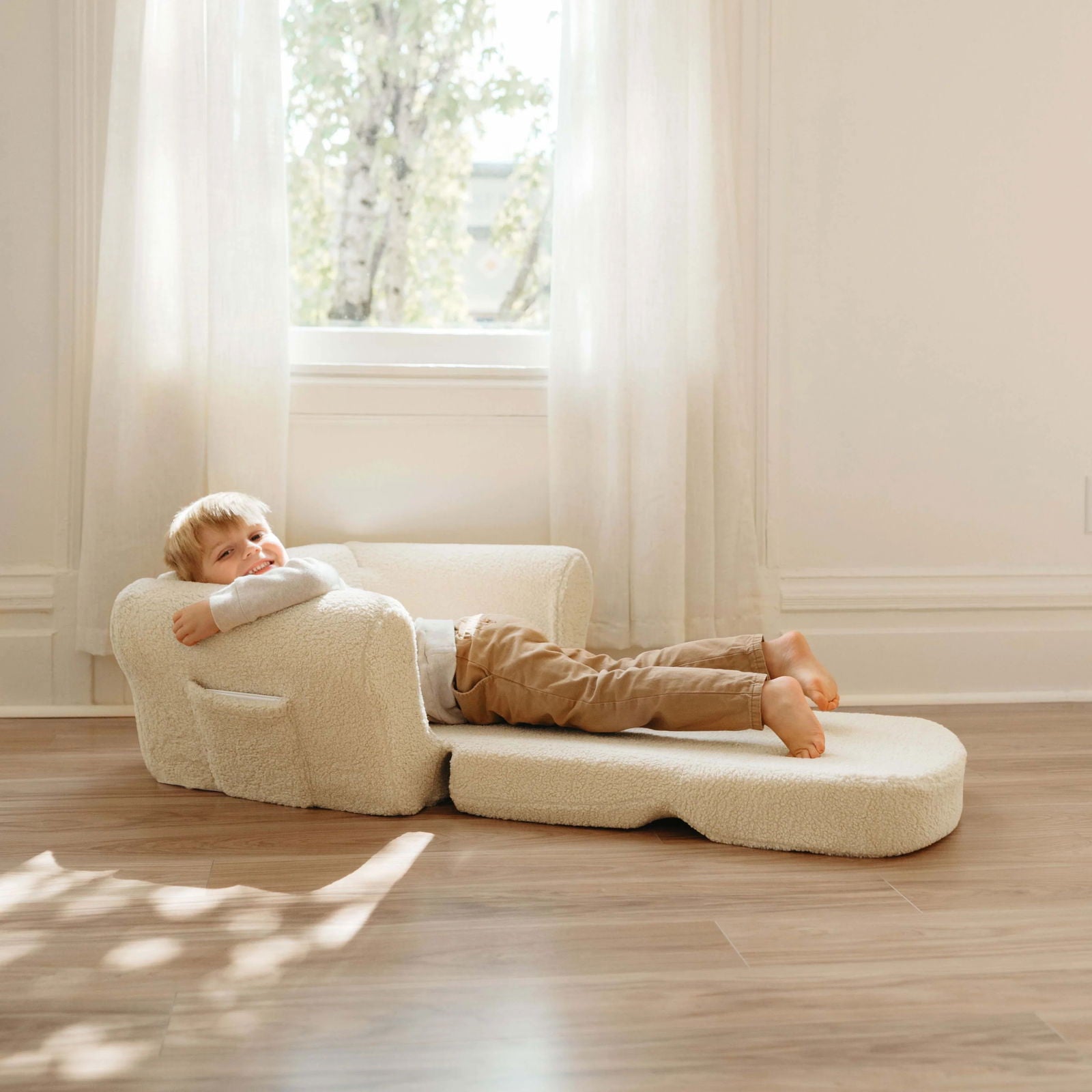 Tiny Land® Afternoon Couch in Cream - Natural CuteNest