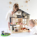 Tiny Land® Modern Family Dollhouse - Natural CuteNest